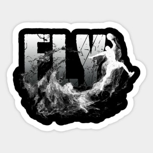 Fly High Streetball & Basketball Player Sticker